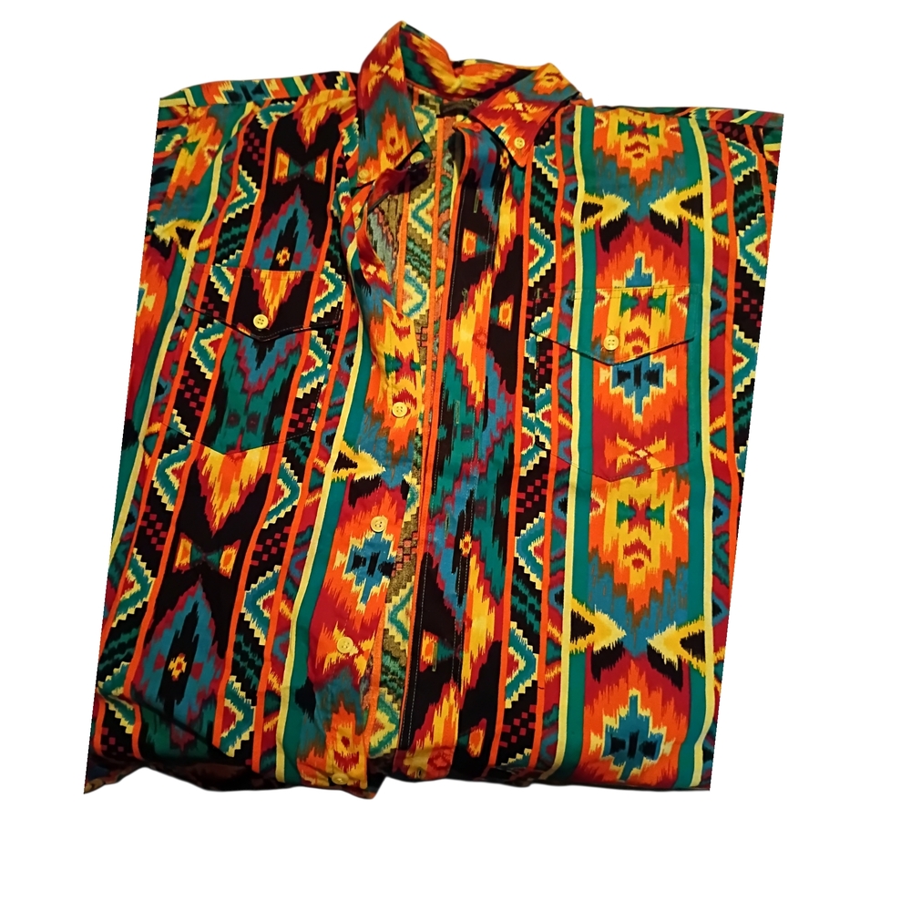 Wrangler Vibrant Patterned Men's Shirt